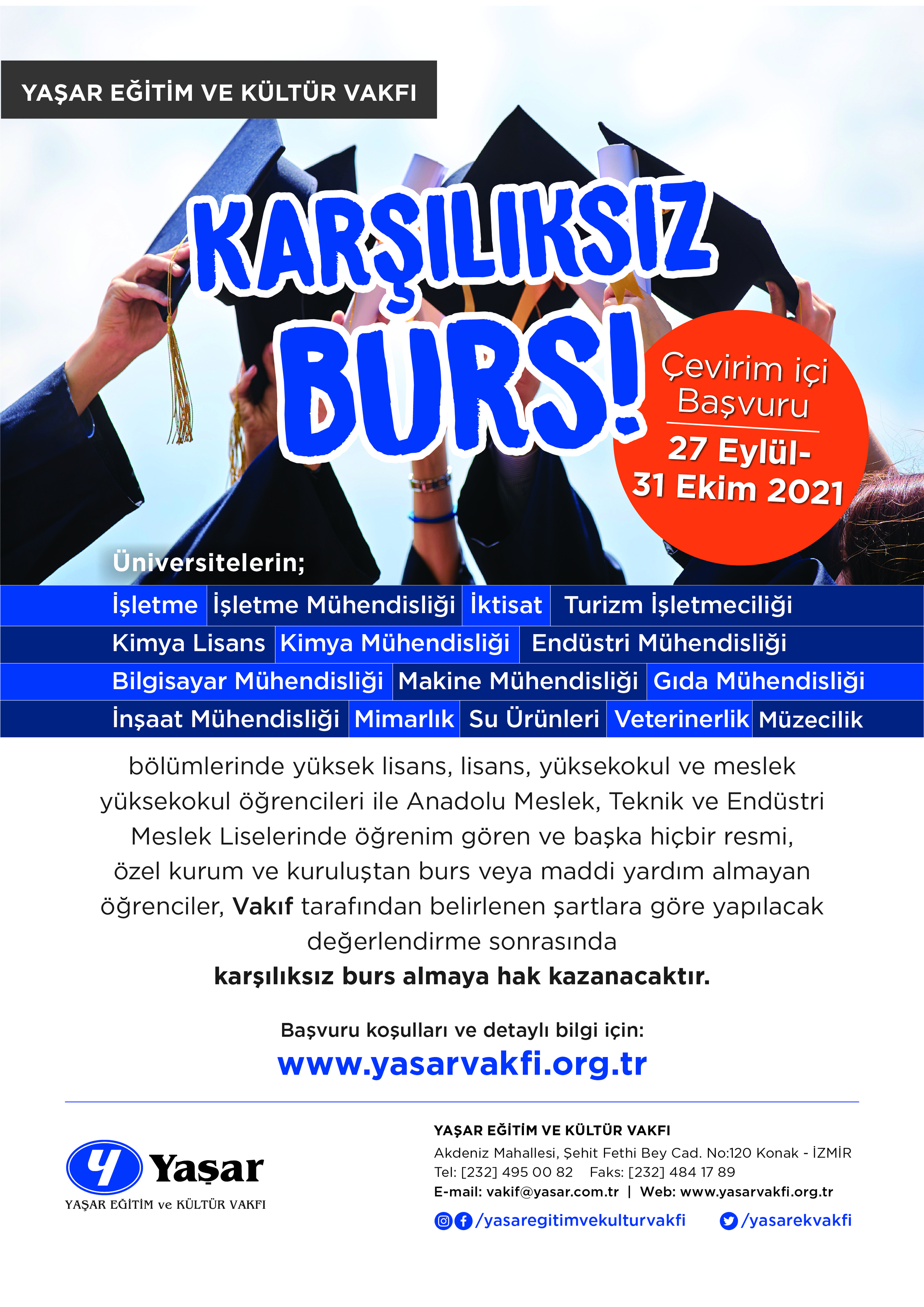 BURS AFİŞİ 2021